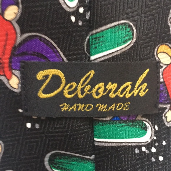 Deborah Handmade Snow Boarding Tie - Picture 4 of 7